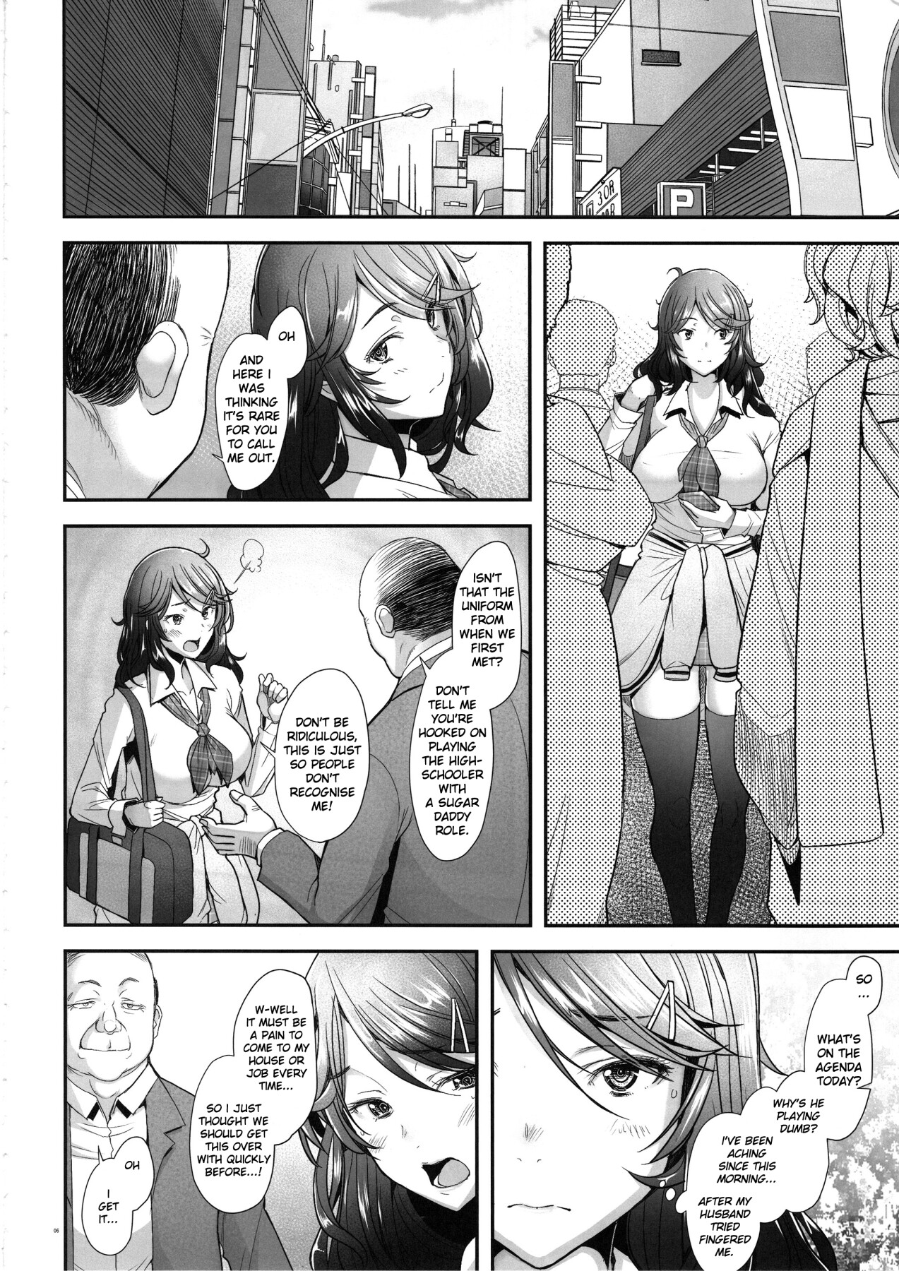 Hentai Manga Comic-A young wife who got raw-fucked after engaging in sugar dating: The story of her downfall-Read-4